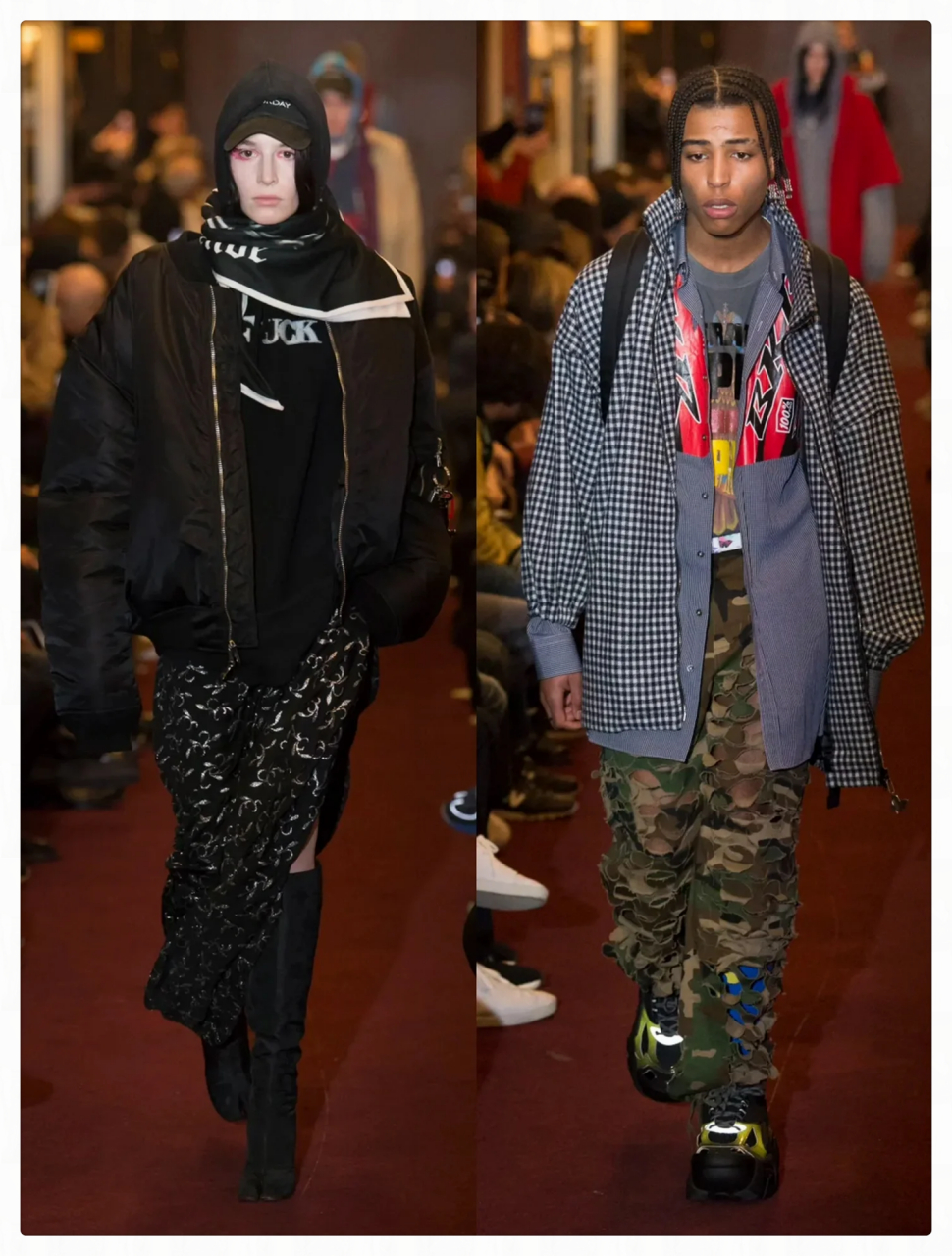 2018 rtw fashion show  这是vetements于2018年秋冬季时装秀秀场