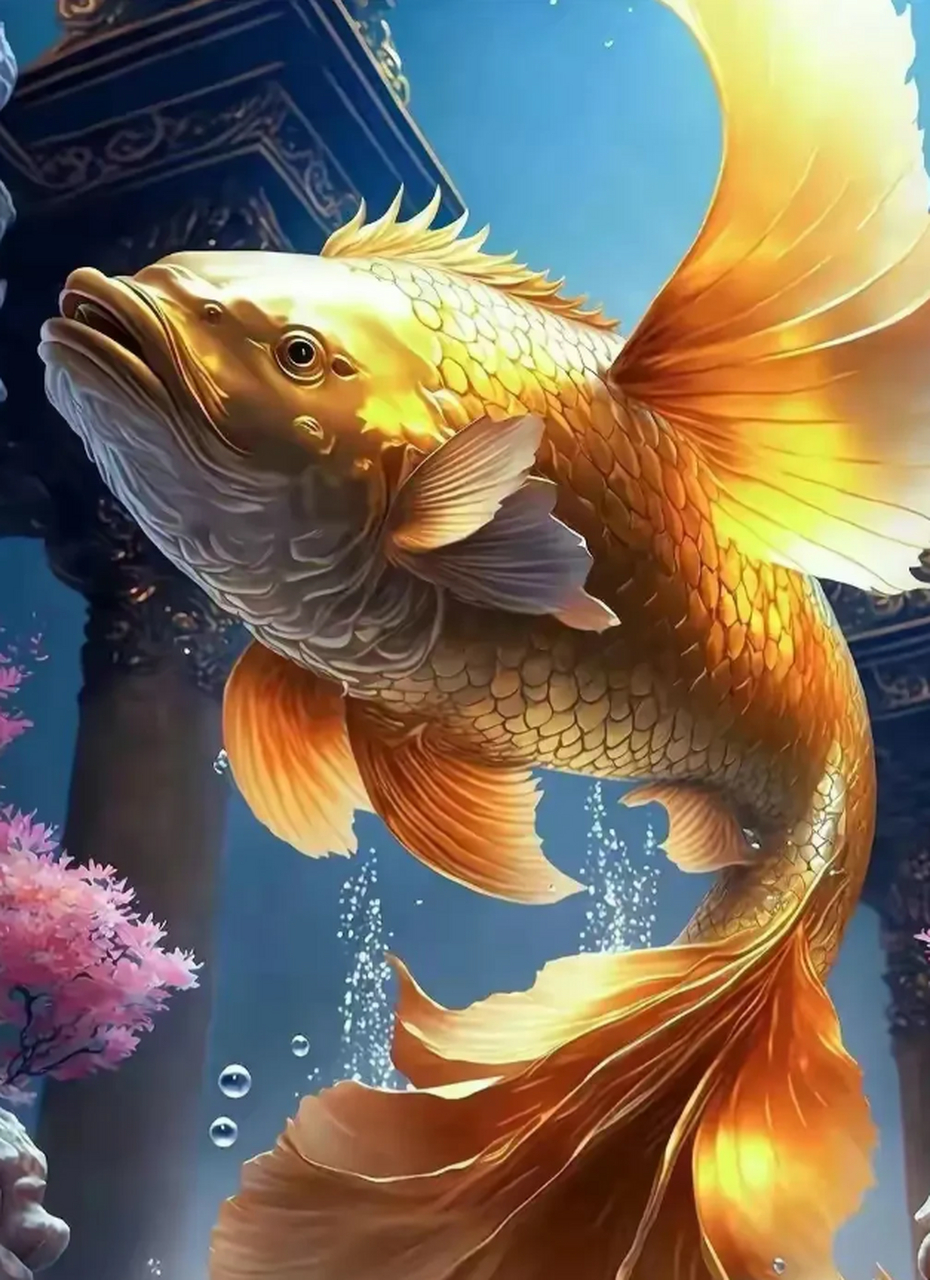 接锦鲤开运,好运连连,大吉大利,前途无量!