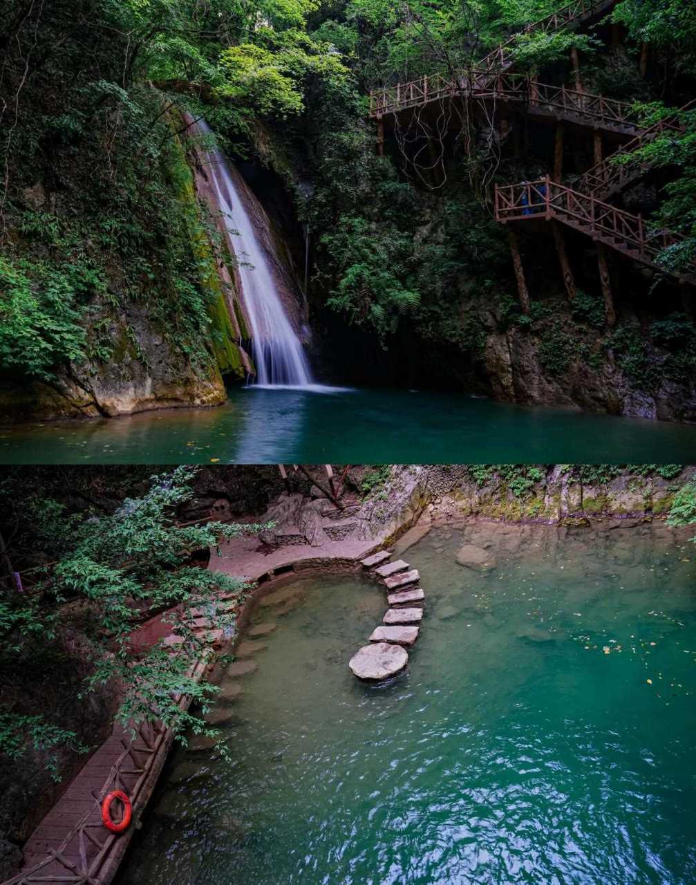 南漳县香水河景区图片图片