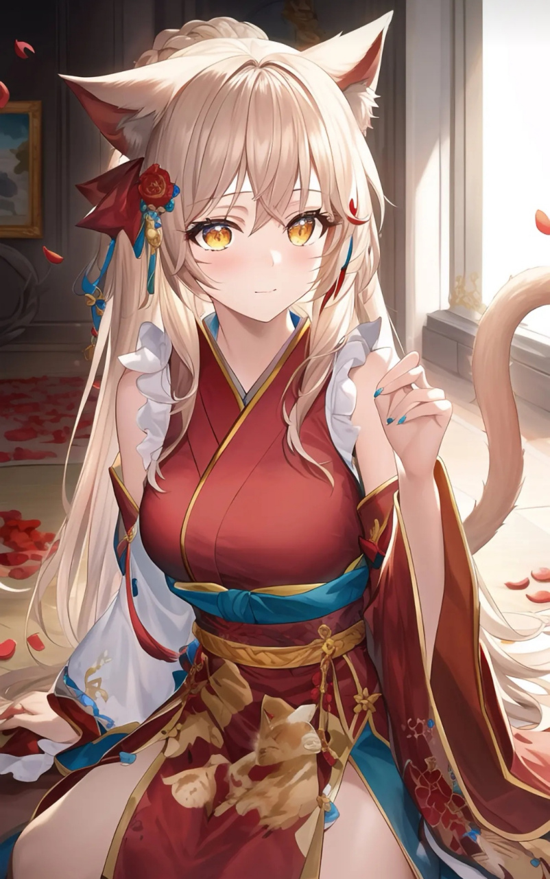 日漫风和服猫儿娘小姐姐[开心]