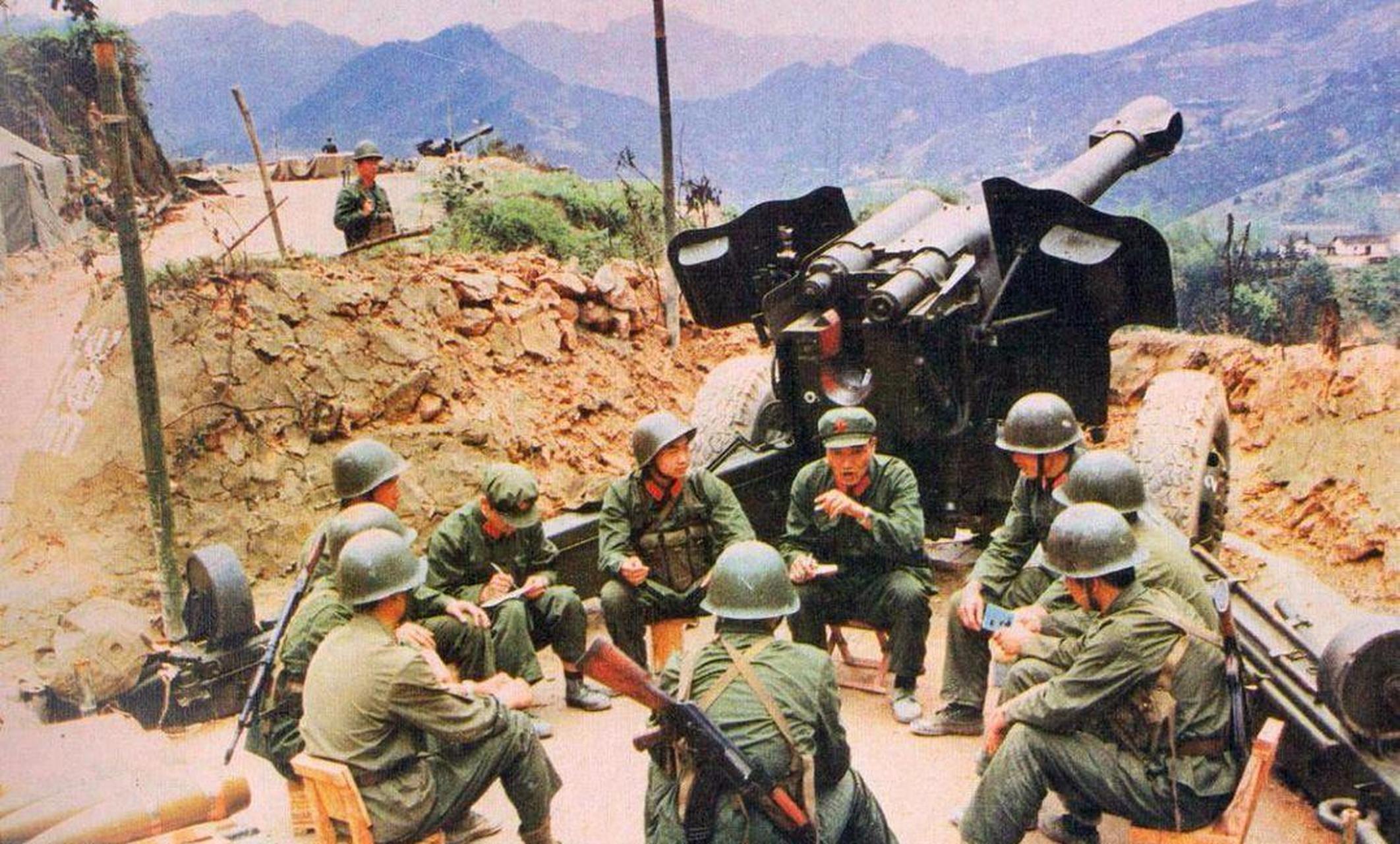 中越战争,越军单兵装备先进又怎样,炮兵才是主角 在
