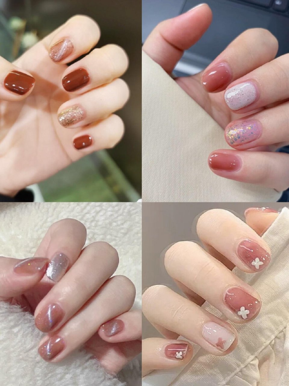 海底捞显白美甲合集