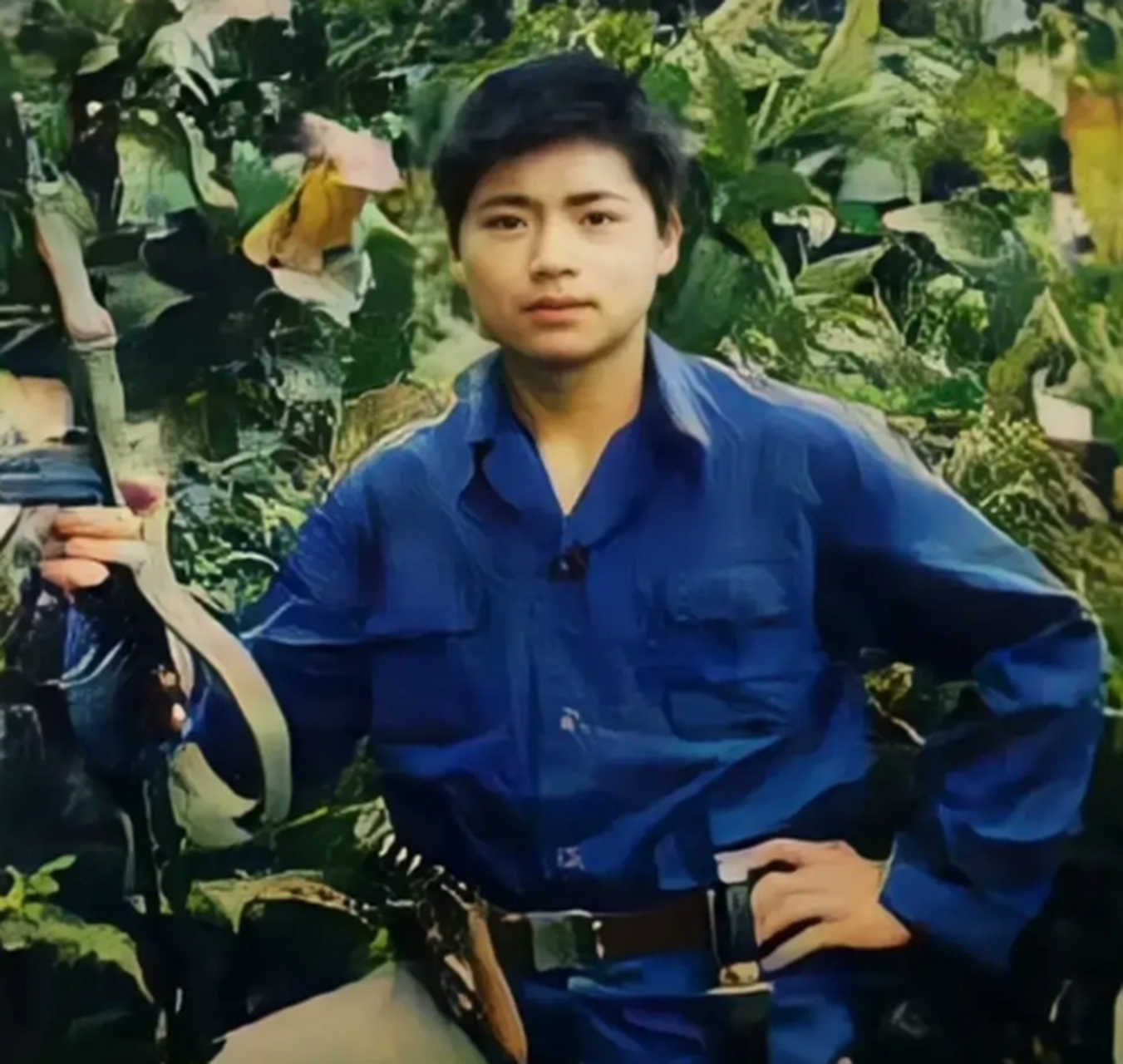 "一等功臣" 周秋波烈士 周秋波,湖北省京山县人.