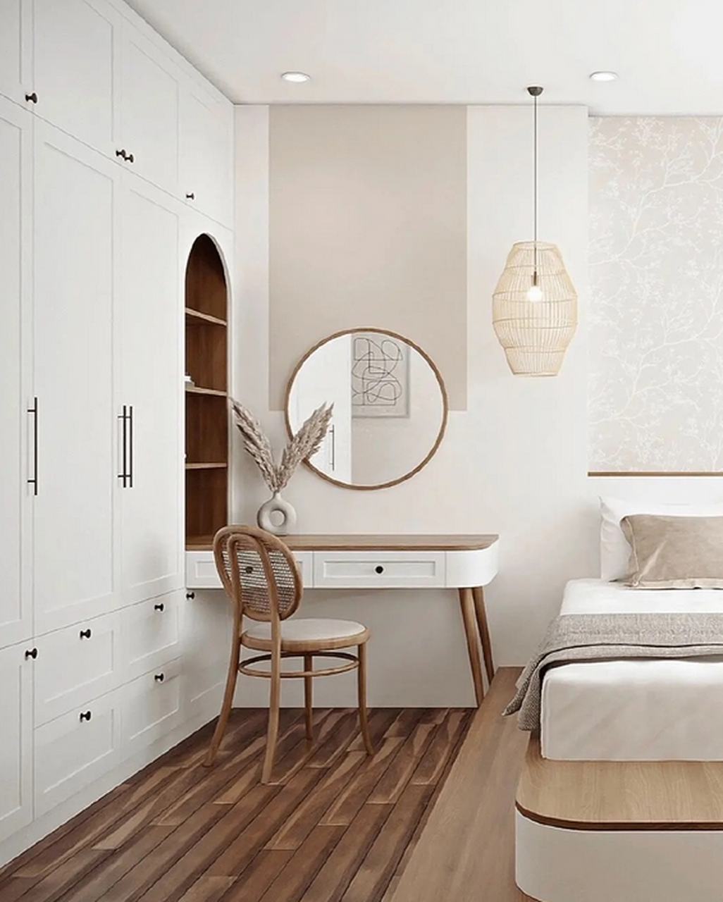 衣柜 梳妆台一体化设计,你拥有了吗?还没有的,快来紧跟流行吧!