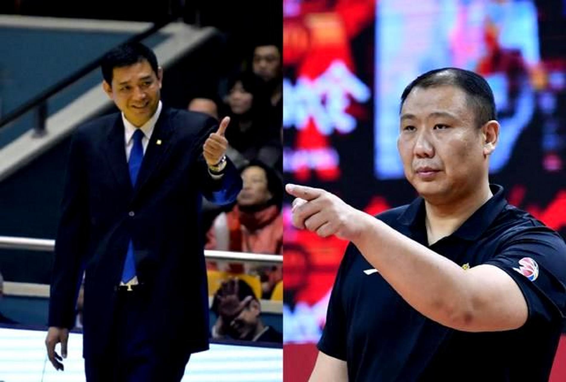 王晗和巩晓彬之对比 逍遥王巩晓彬和胖胖虎王晗,两位篮球教练的执教