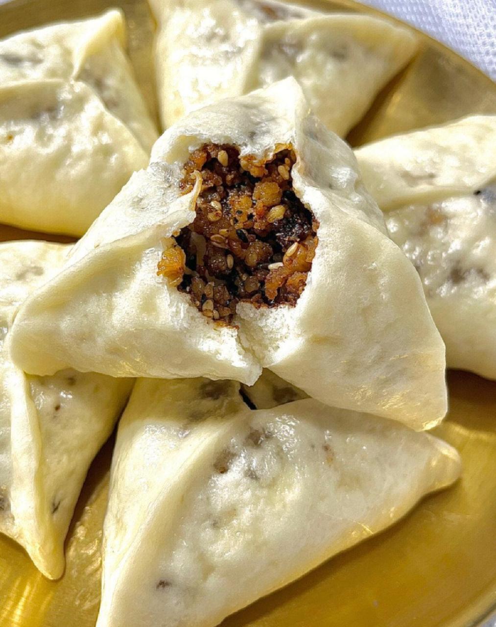 油渣包子这样做好吃不腻一学就会!