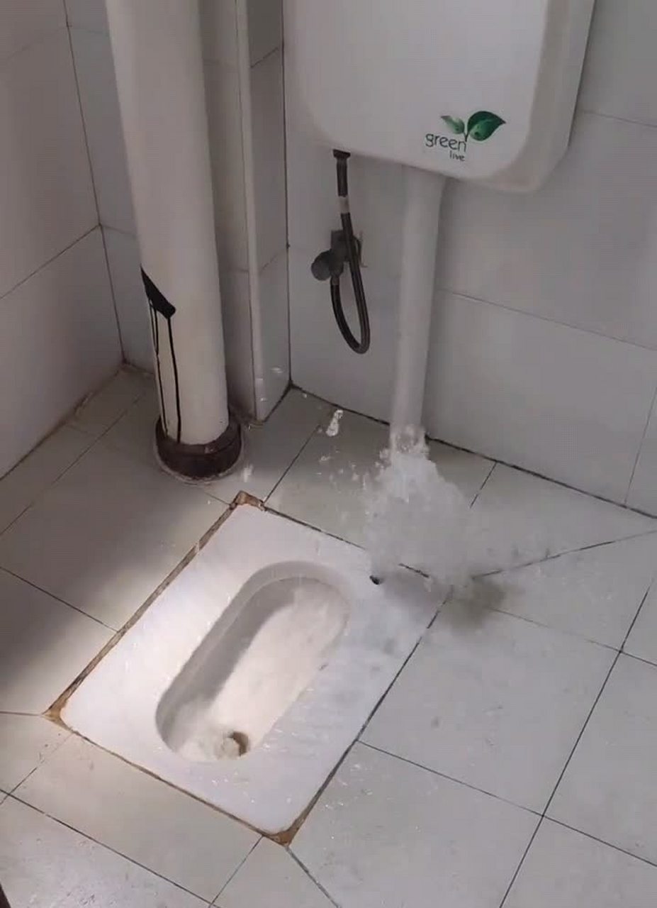 现在不敢冲厕所,怎么办?[鄙视]