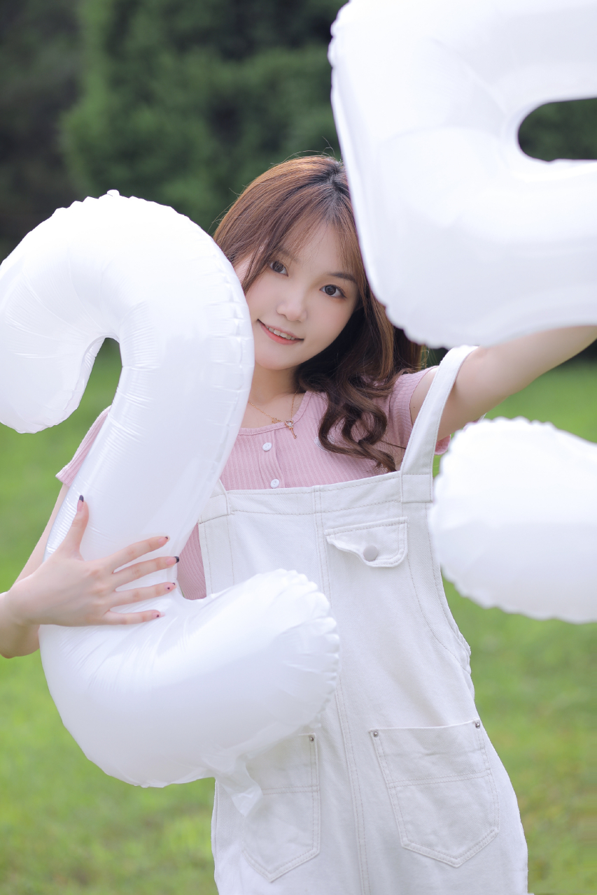 可爱女孩 生日主题写真