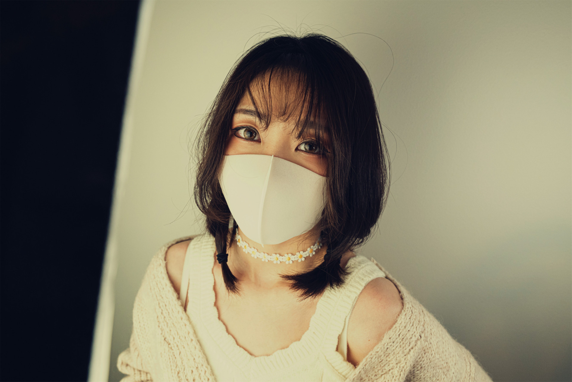 摄影# #写真#  p站红人hongkongdoll玩偶姐姐的口罩写真,资源来之不