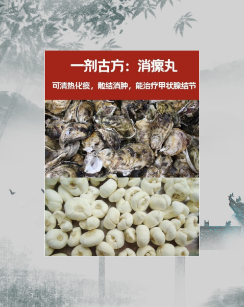 一剂古方:消瘰丸,能治疗甲状.@中医科王占荣的动态