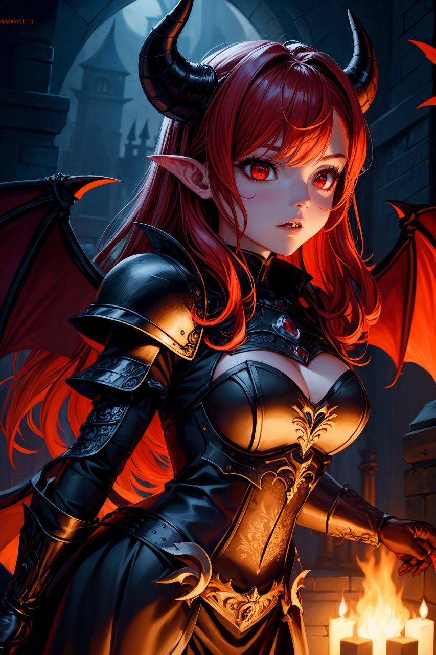 恶魔少女,自取吧