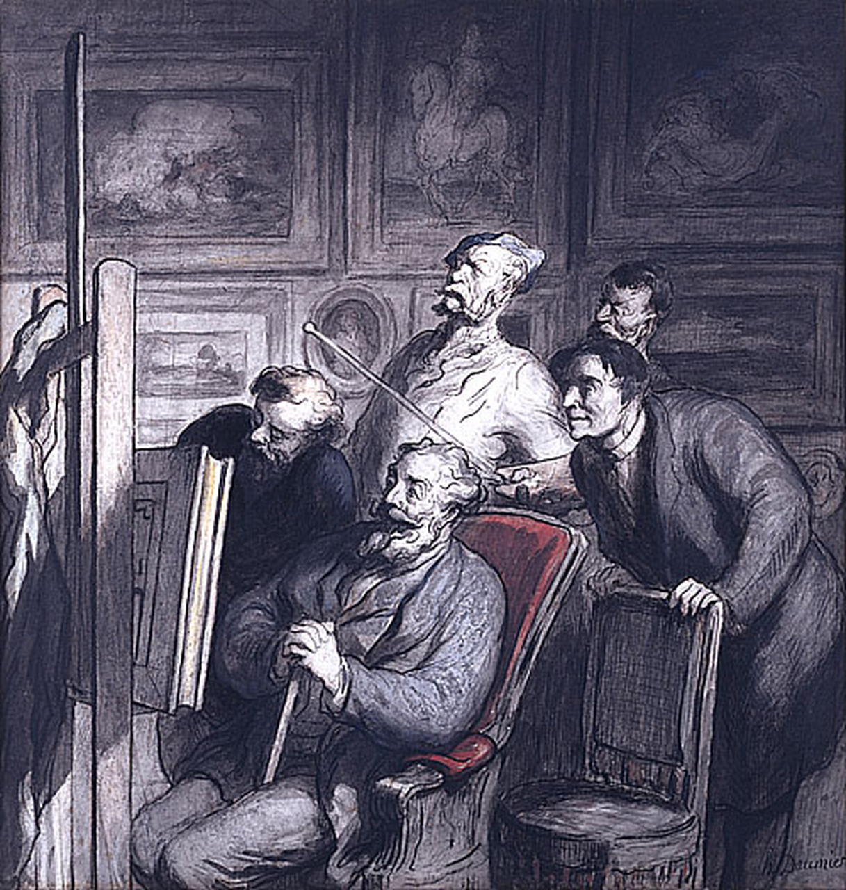 批判现实主义艺术家奥诺雷·杜米埃(honore daumier)作品欣赏