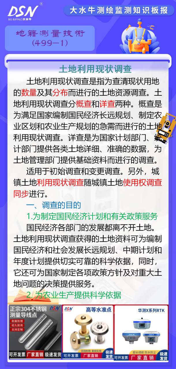 赛维板报丨土地利用现状调查 土地利用现状调查获得的土地资料可为