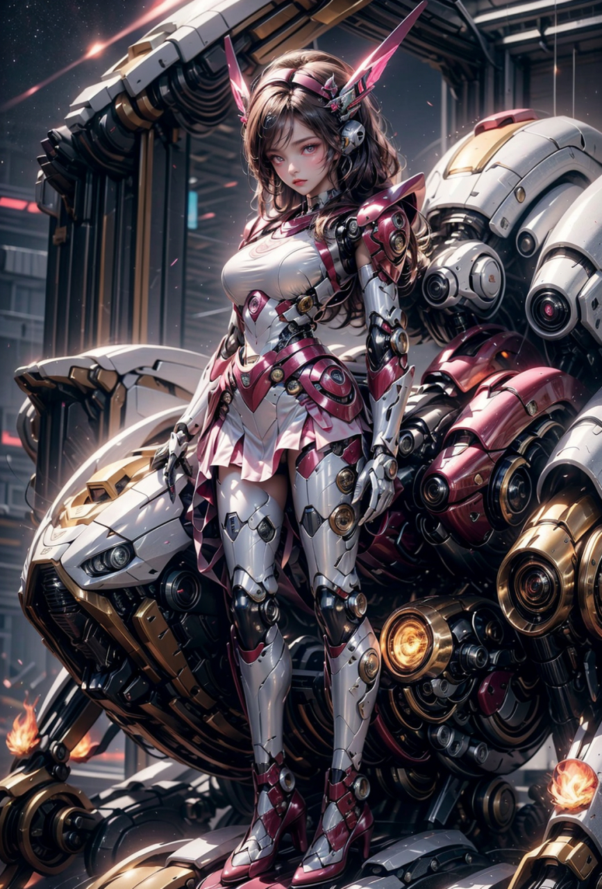 机甲少女,是柔与刚的融合[你懂的] #动漫壁纸