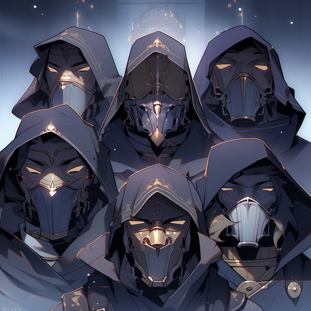 超能忍者集体合照!#忍者# #ai