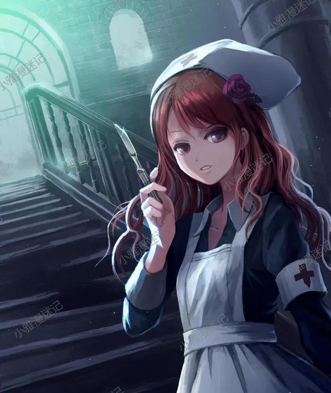 这哪是护士,分明就是地狱使者,把病人掏空扔进地狱. 画师:ume