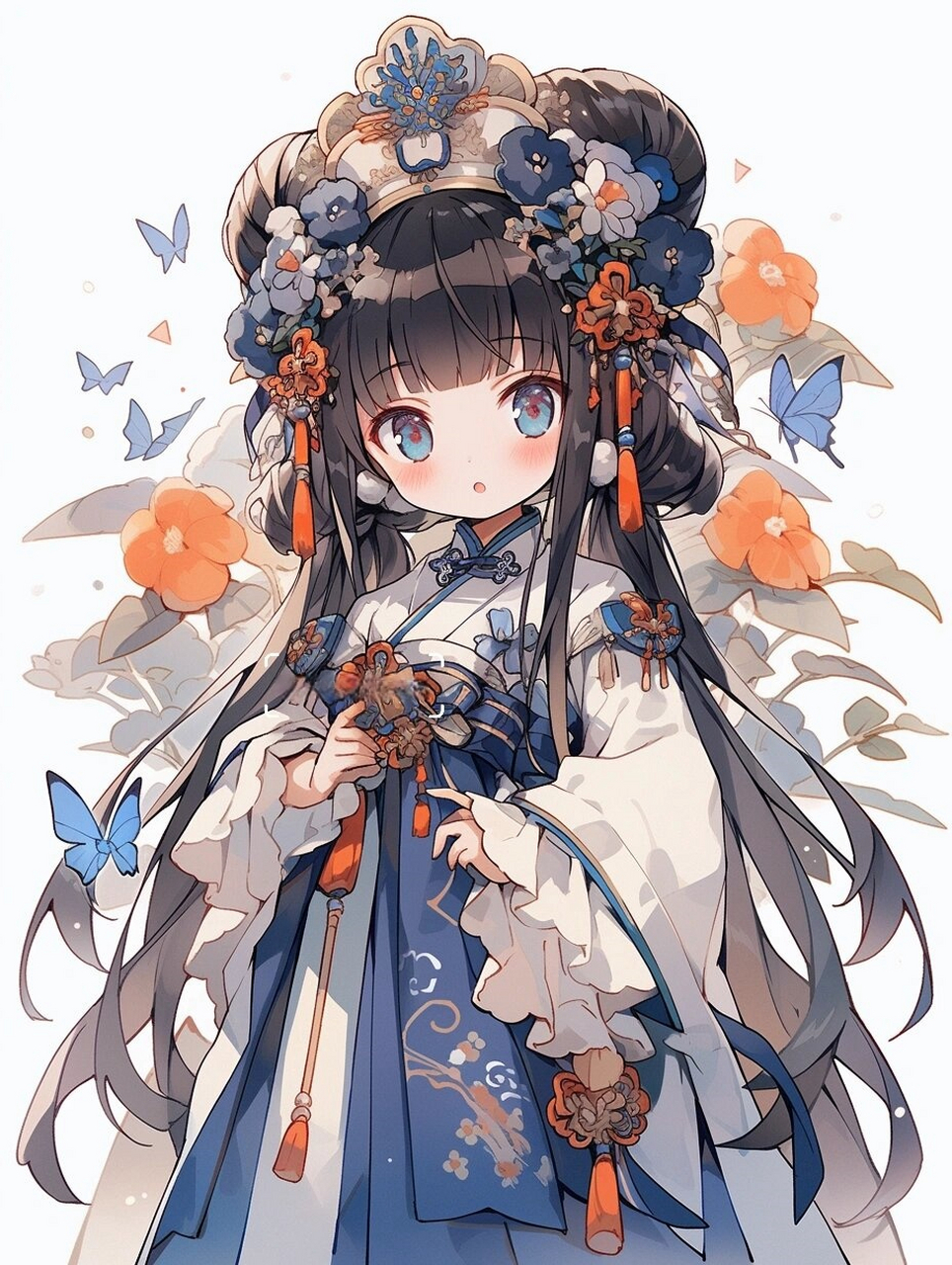 q版人物|周生梦蝶小郡主  我钟爱蝴蝶轻扇翅膀的瞬间,那份飘逸与灵动