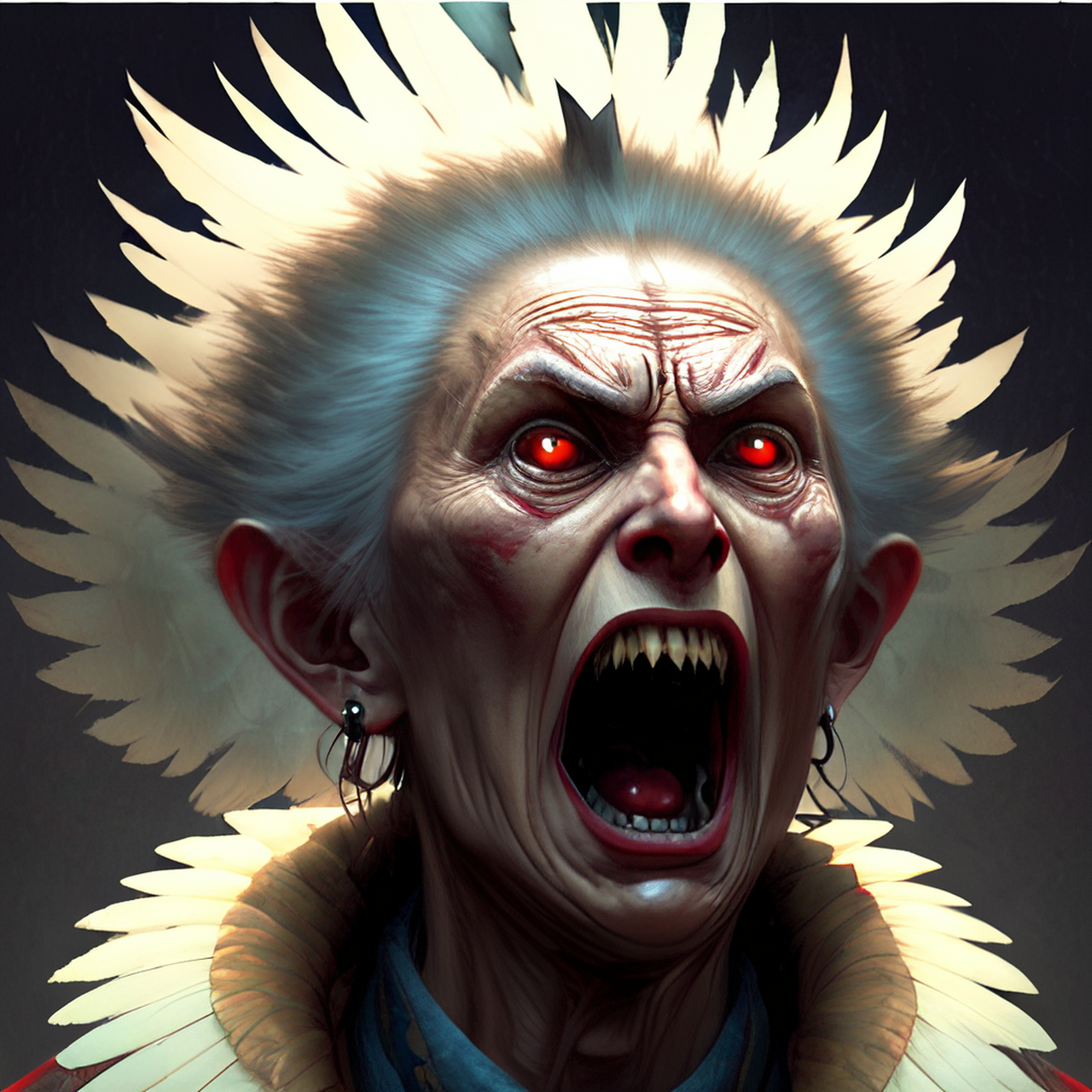 畏诛竟宵遁,鸮鵩铩羽翰.火焰粒子,体积光#百度ai绘图黑科技