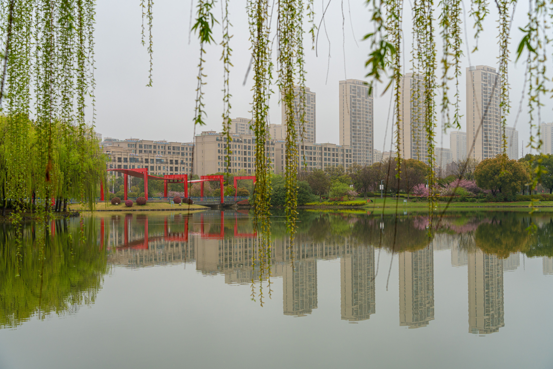 苏州市开放共享城市绿地之芦荡湖湿地公园:  近日,苏州市公布了首批