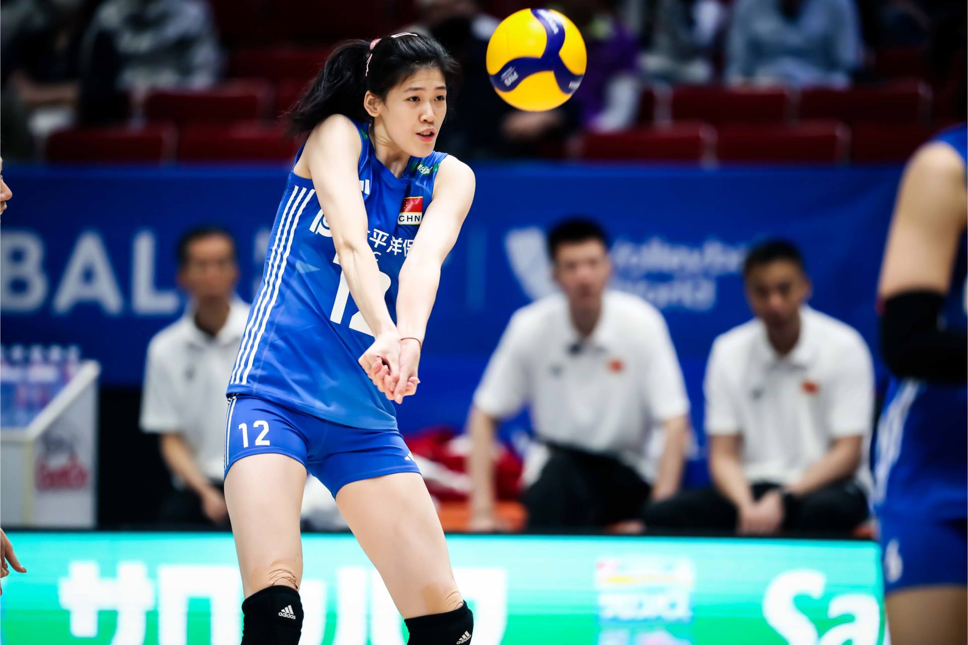 【中国女排3:0德国精彩美图】  世界女排联赛第二战  中国3:0横扫德国