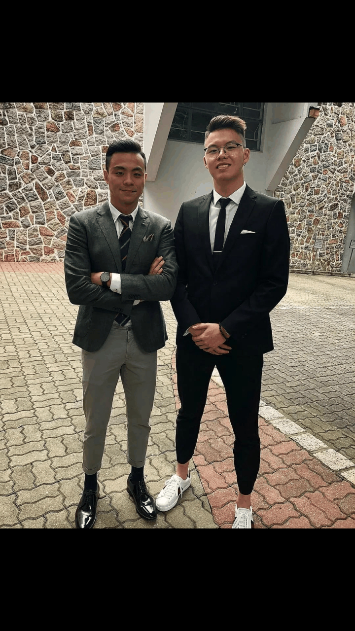 gif创作人# 香港著名女星曾华倩儿子林浩贤生活照,如今23岁,身高191