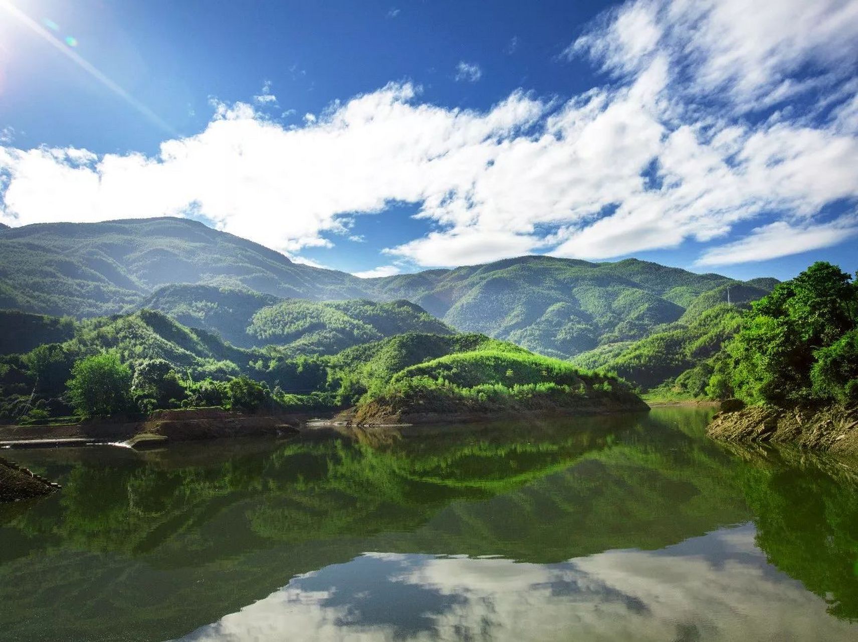 长沙县红旗水库图片