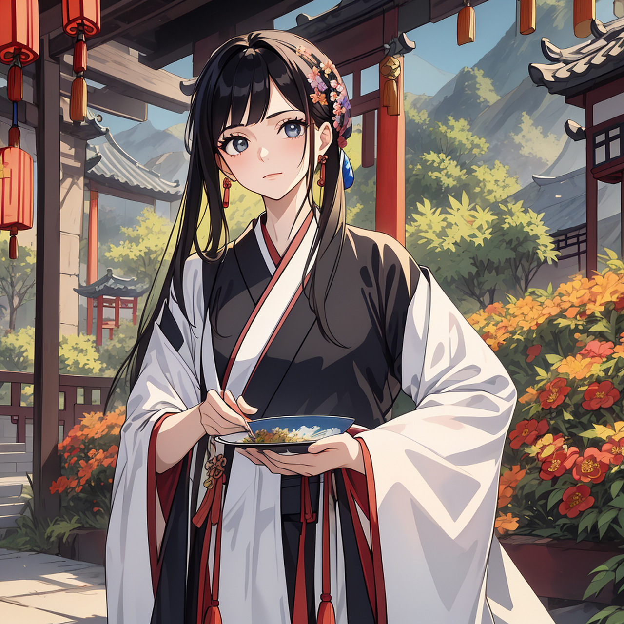 古风小姐姐 #ai绘画# #乐享周末分享吧