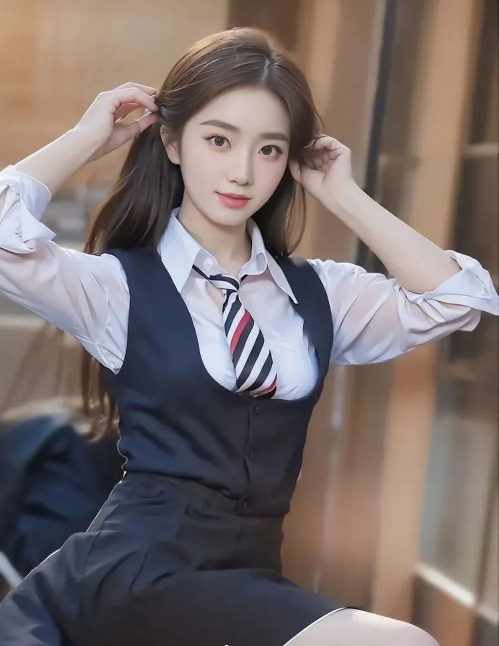 ai美图绘画|现代的都市小女生#ai# #ai共创计划# #ai绘画