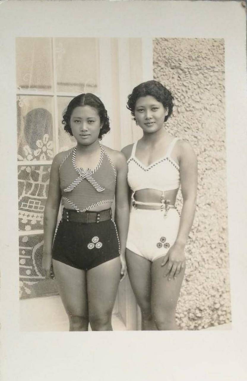 这是"民国美人鱼"杨秀琼,她从小就展露出游泳天赋,12参加了香港游泳