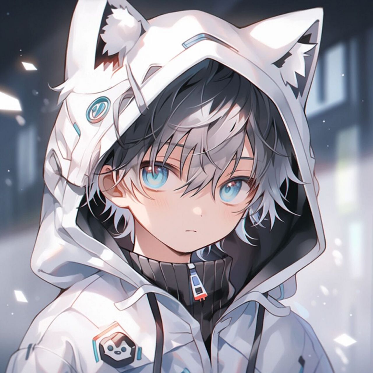 ai绘画 猫耳小男孩 改善版本  喜欢的友友可以给个支持哦