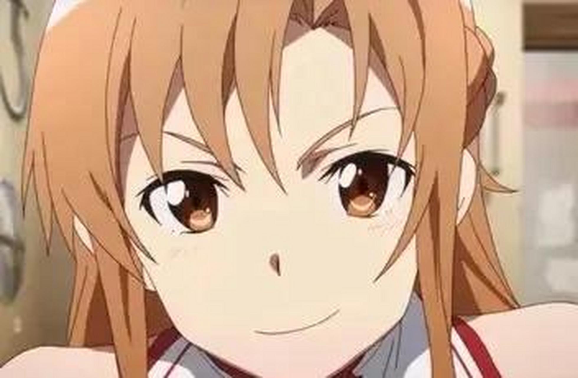 gif创作人#  亚丝娜满眼都是胖虎的背影