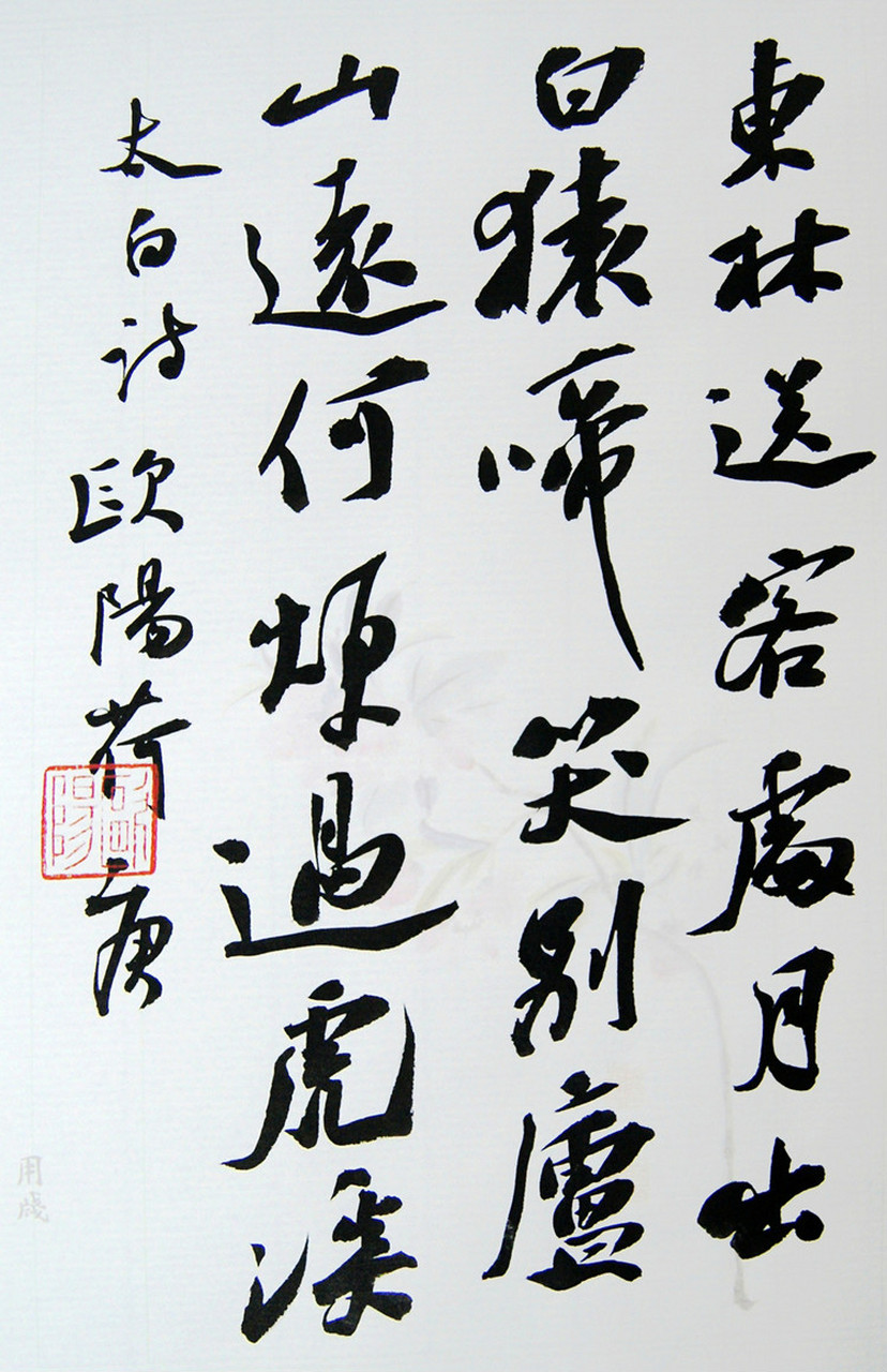 分享一些青年书法家欧阳荷庚作品,有你喜欢的吗