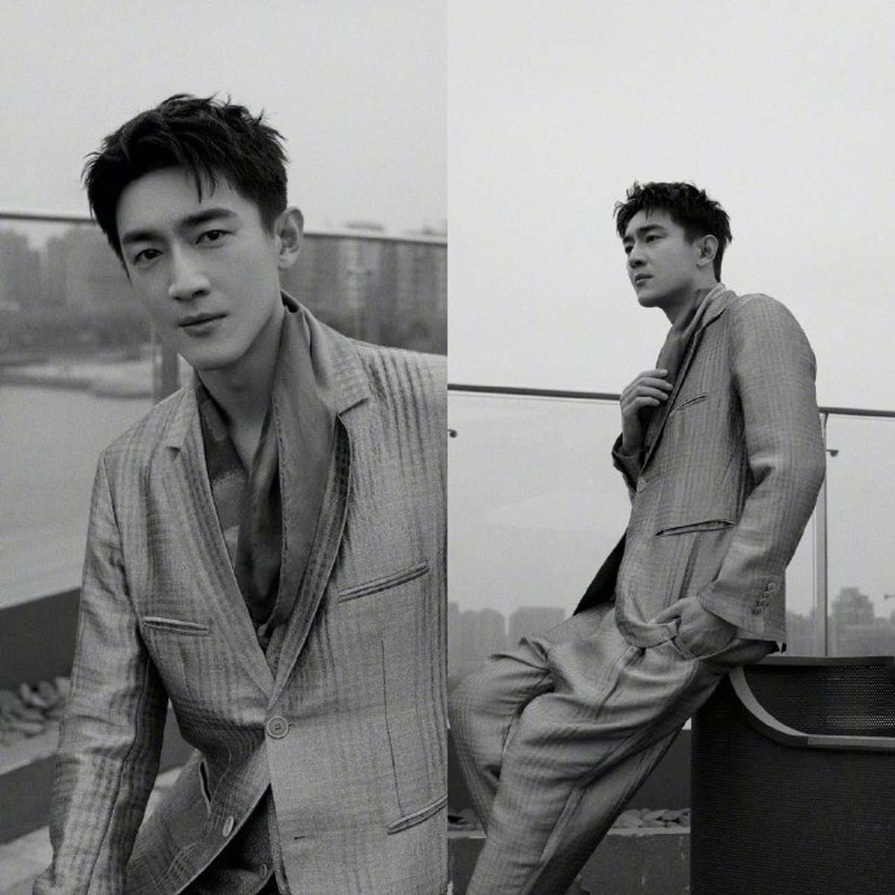 林更新鎏金西装# 林更新今天品质盛典的造型真的贵气十足,尽显魅力