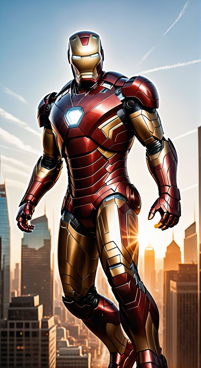 【ai绘画】漫威英雄 钢铁侠(高清壁纸分享) 欢迎关注交流[鼓掌] 加入