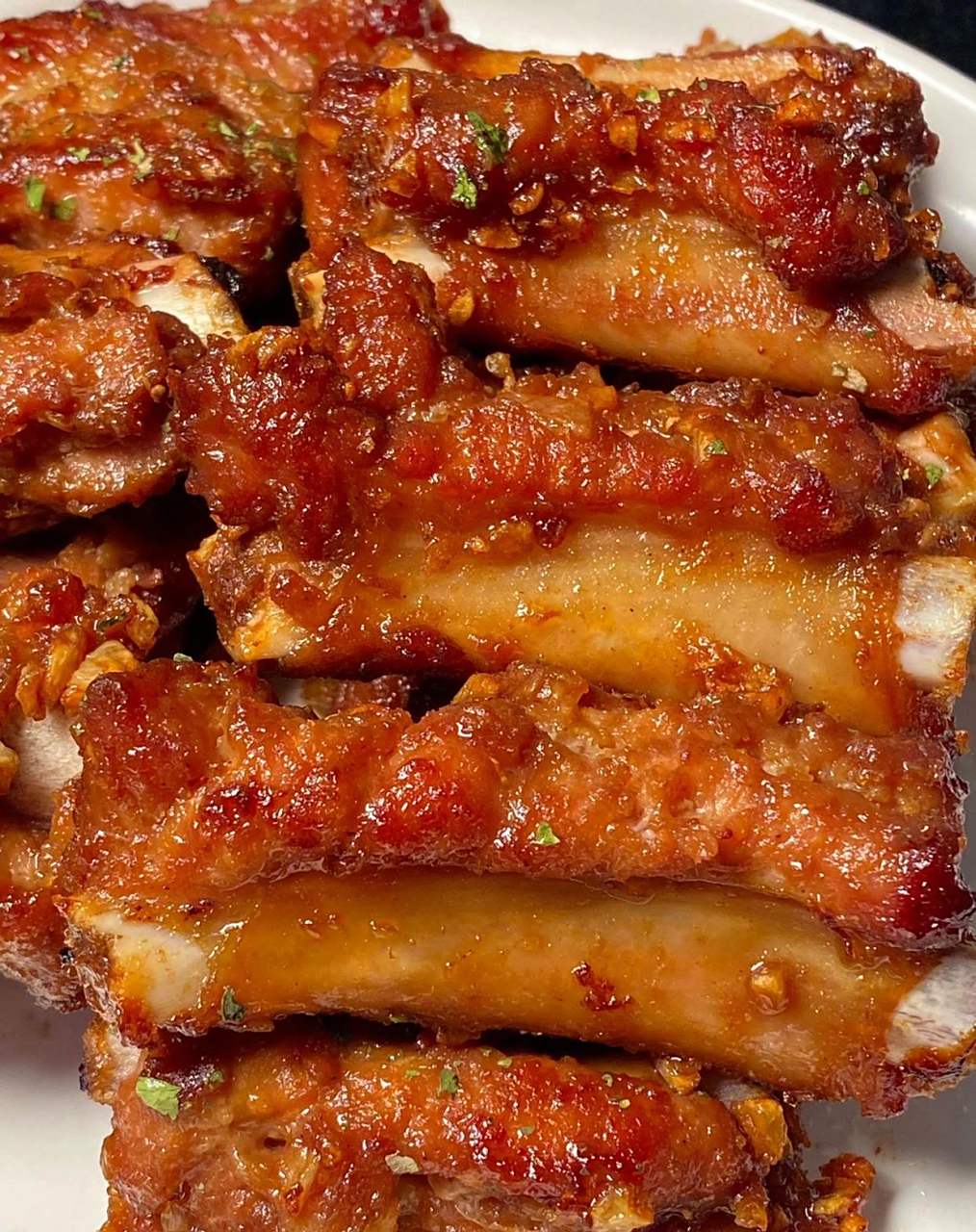 (做好之后撒上椒盐和欧芹碎)