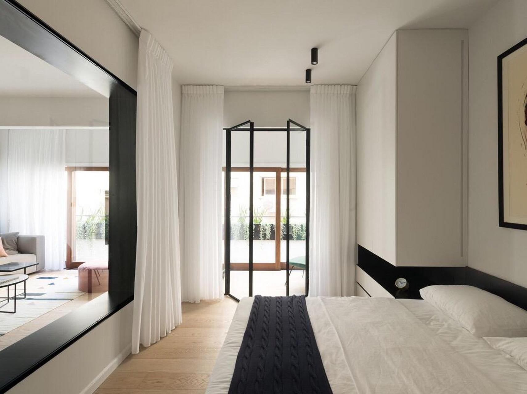 100平简约三居室设计,复古与现代的完美交织!