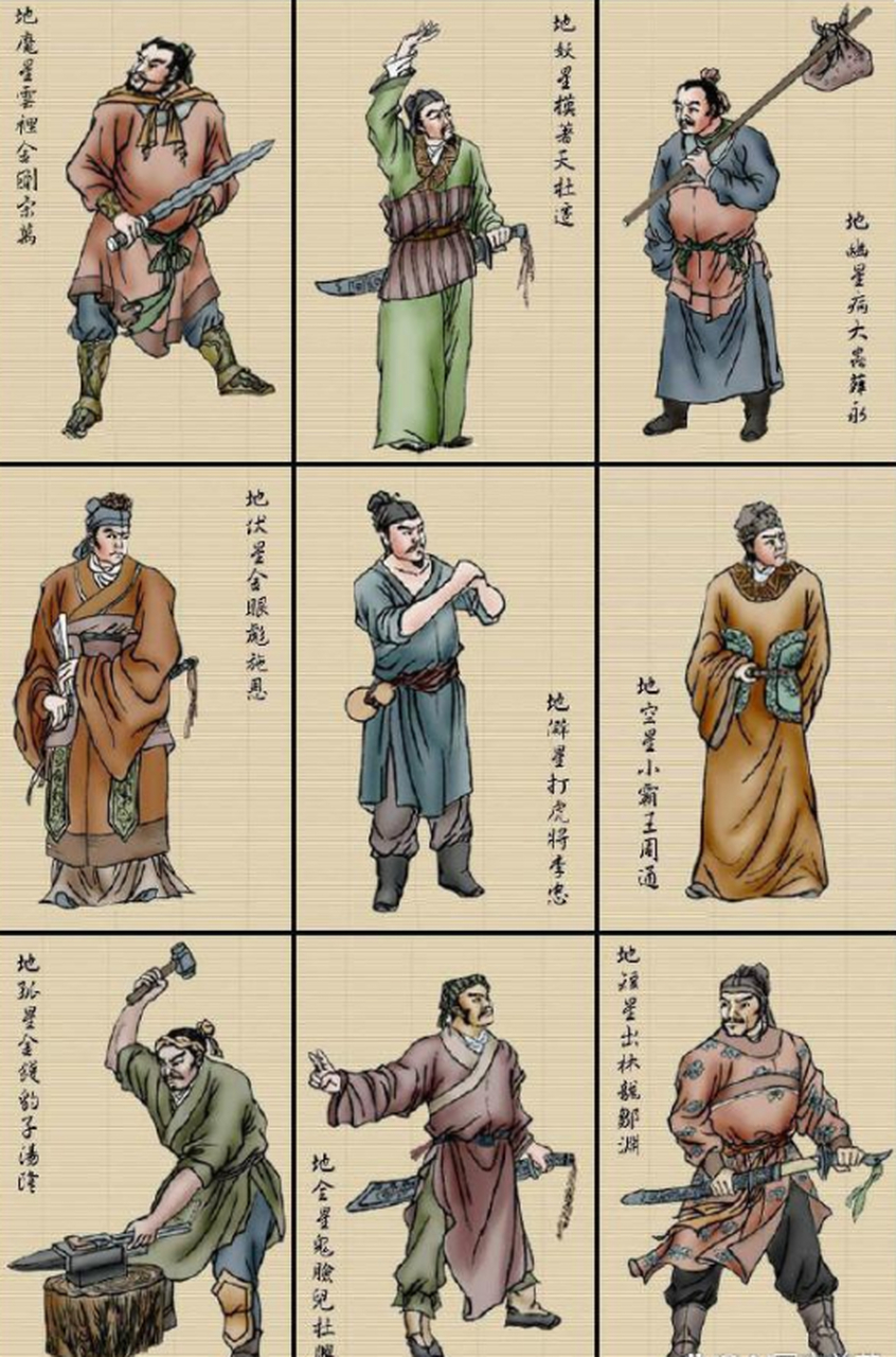 "今天跟友友们聊聊水浒传里面那些人物的绰号!