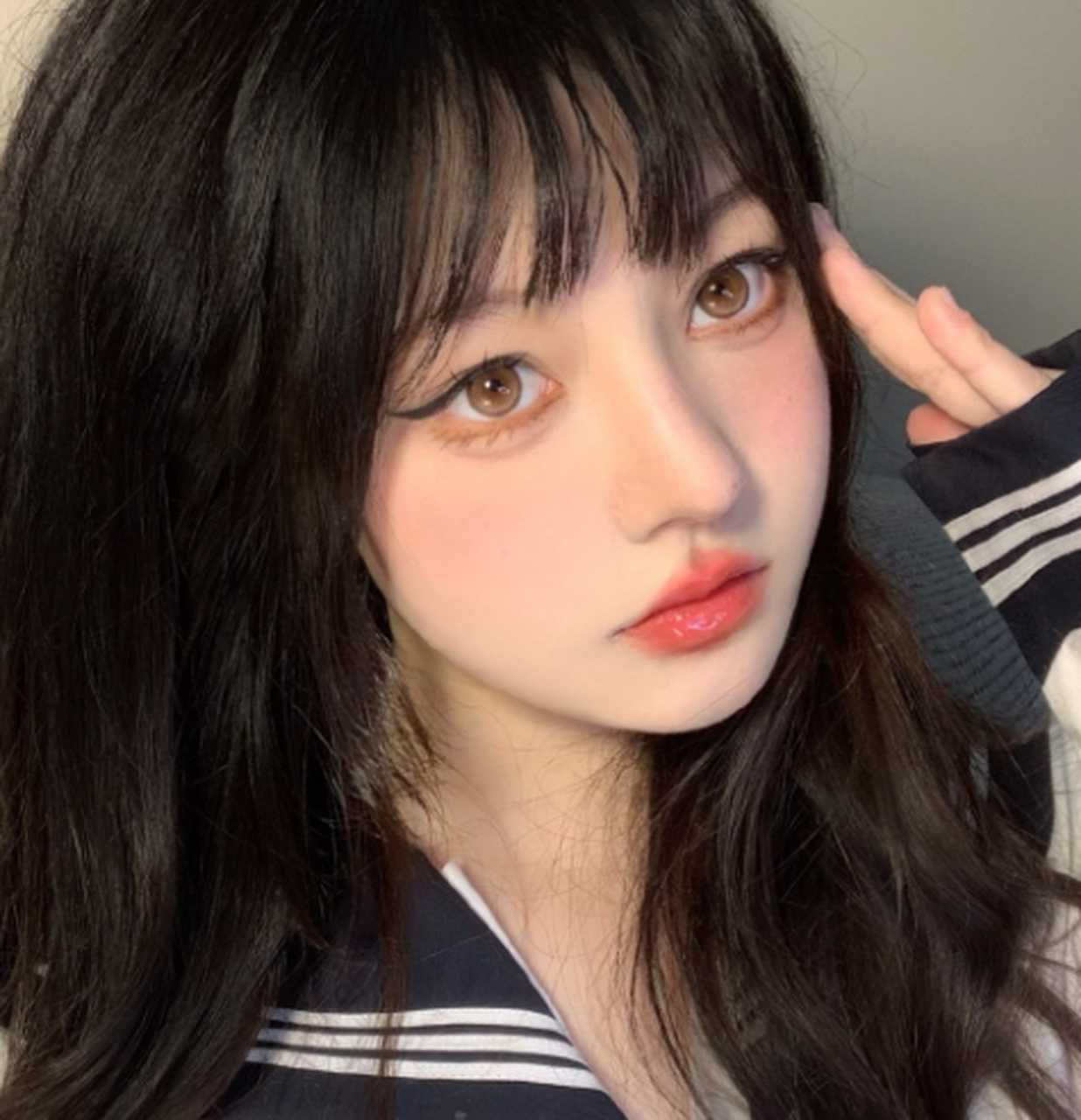 逆袭清纯日系初恋大眼女孩 乱转也不会对眼的高光 67