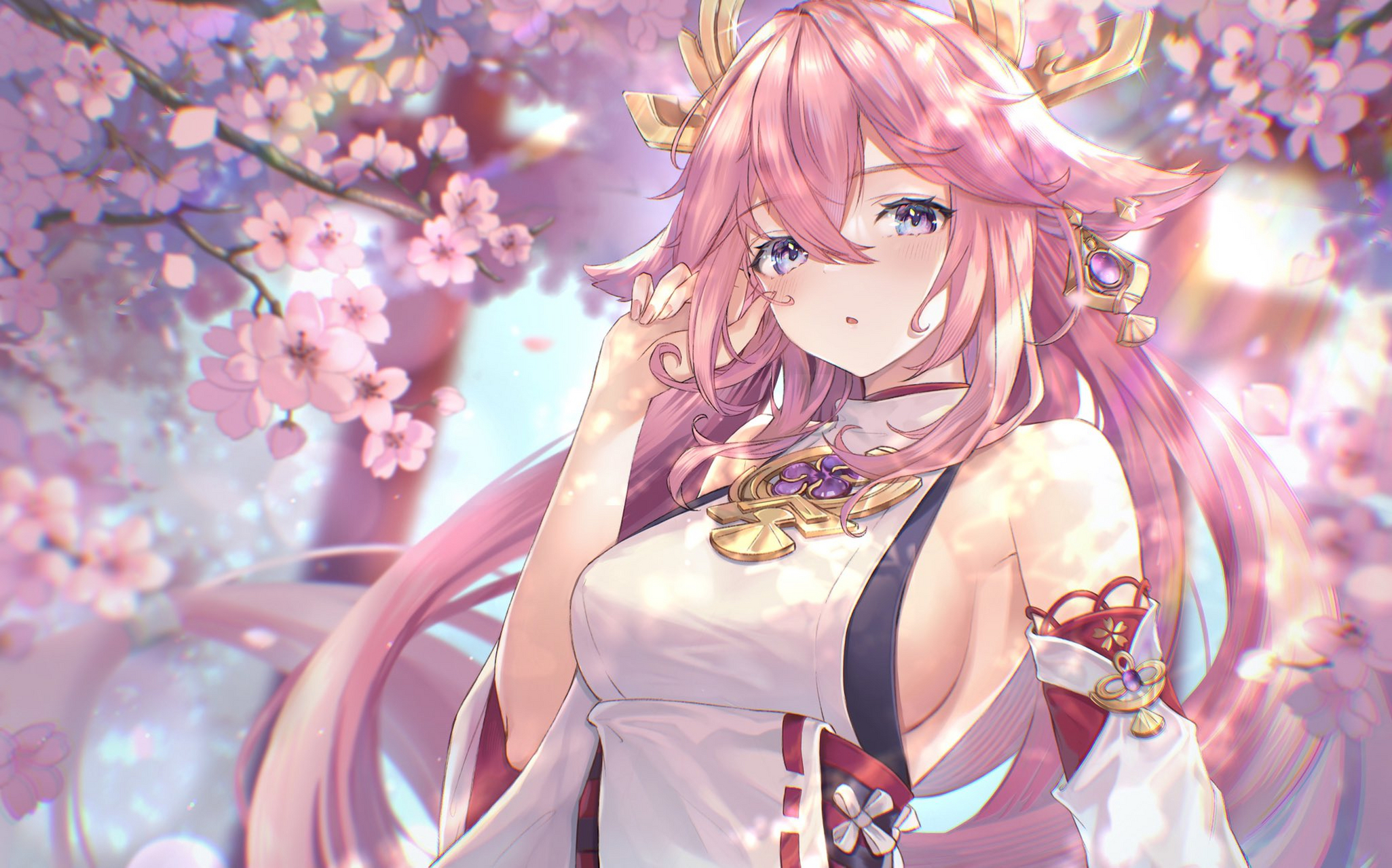 画师:soybean #原神# #八重神子