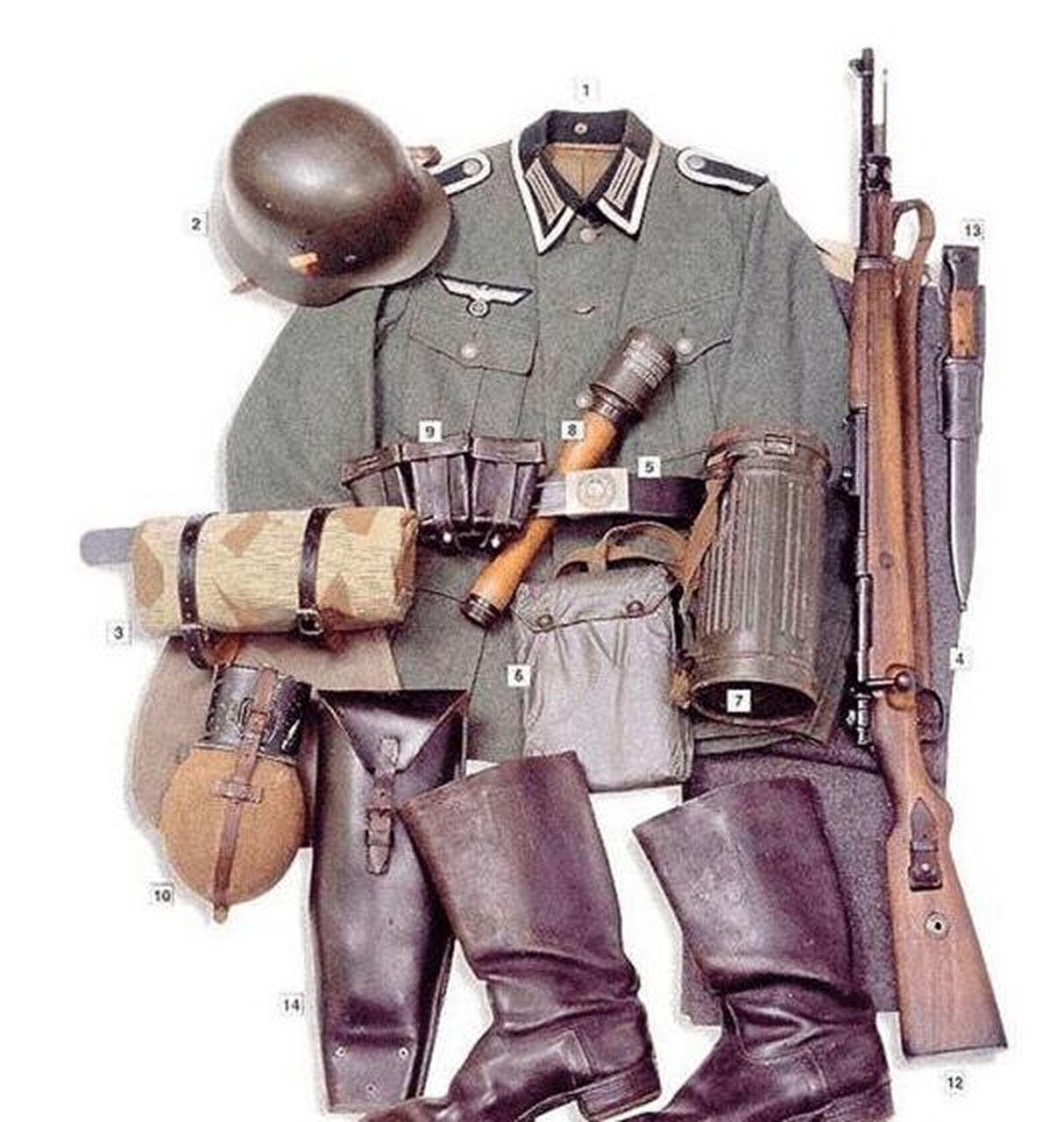二战挪威单兵装备图片