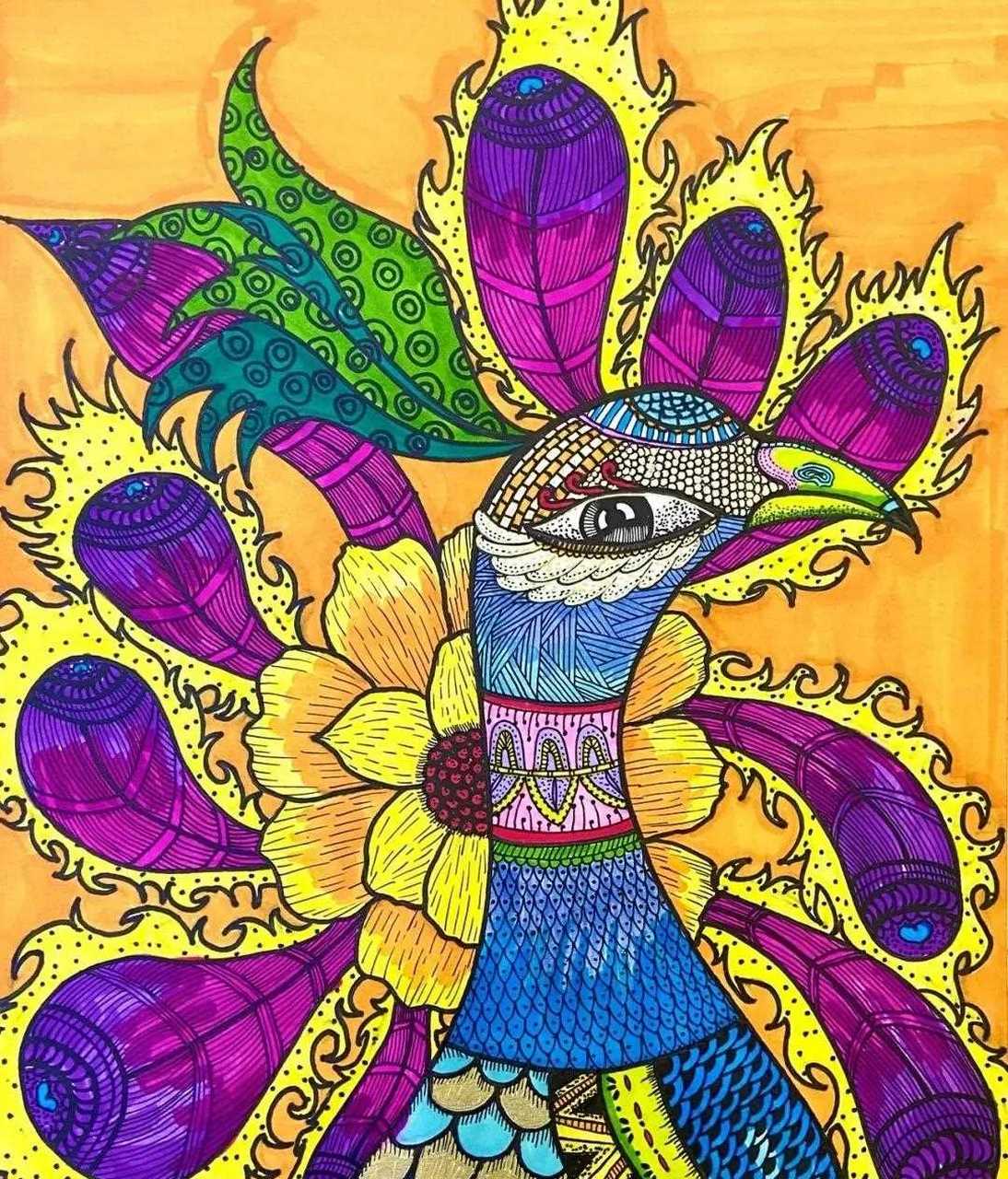 高颜值彩铅线描画,赶快动手画一画吧!