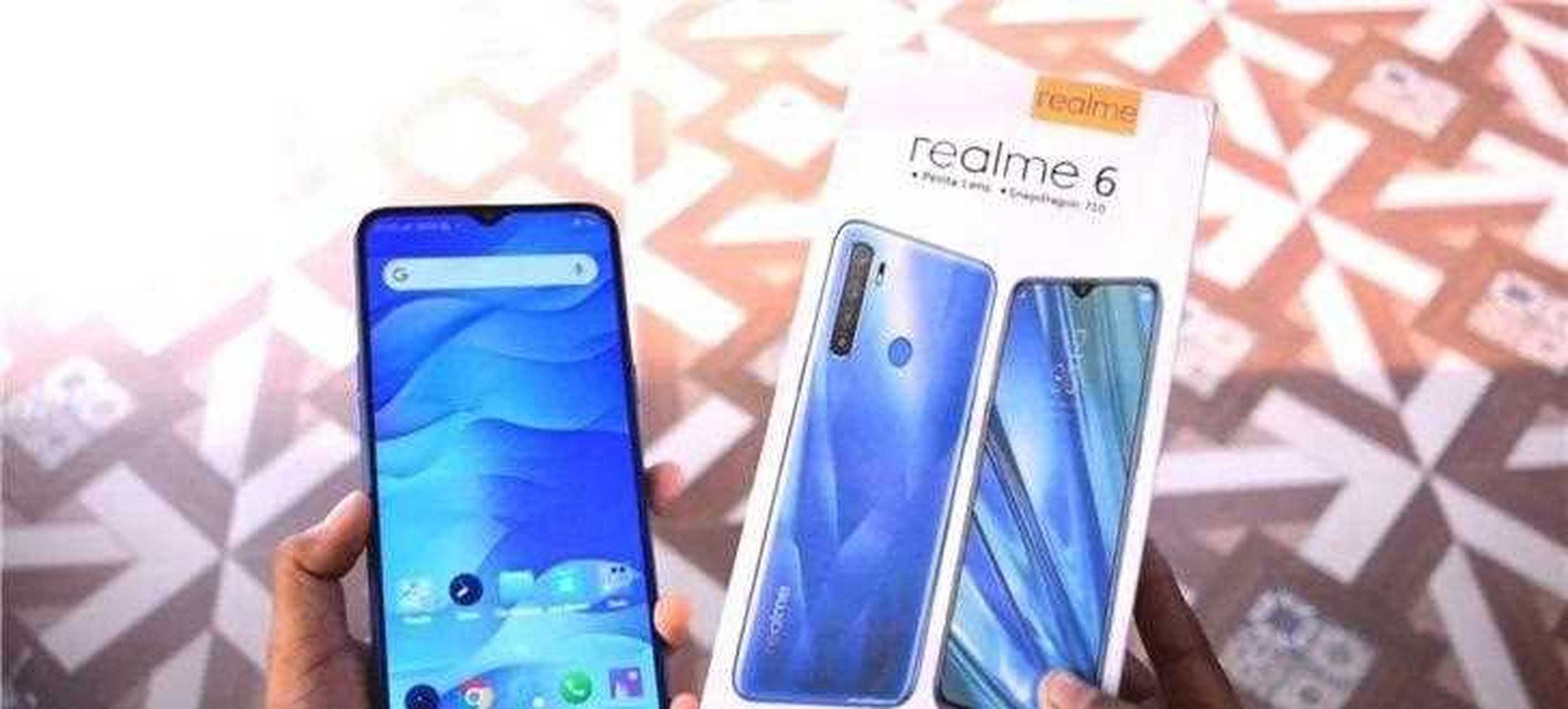 疑似realme 6真机曝光[友军] 这款手机采用后置四摄和高通骁龙710处理