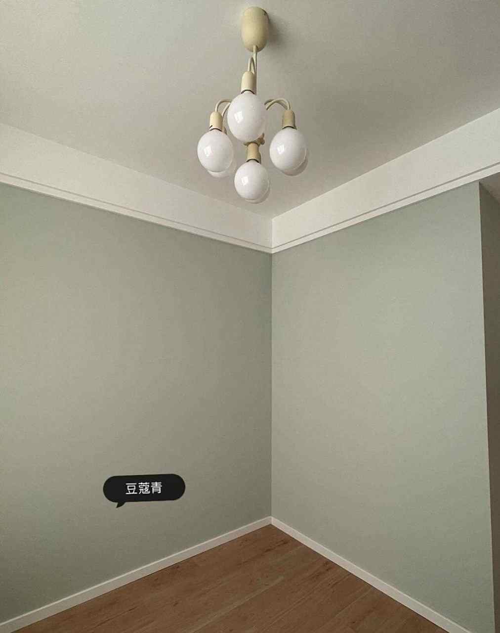 色号如下[友军] 1儿童房 多乐士豆蔻青 微微调了一点黄色进去 2次卧