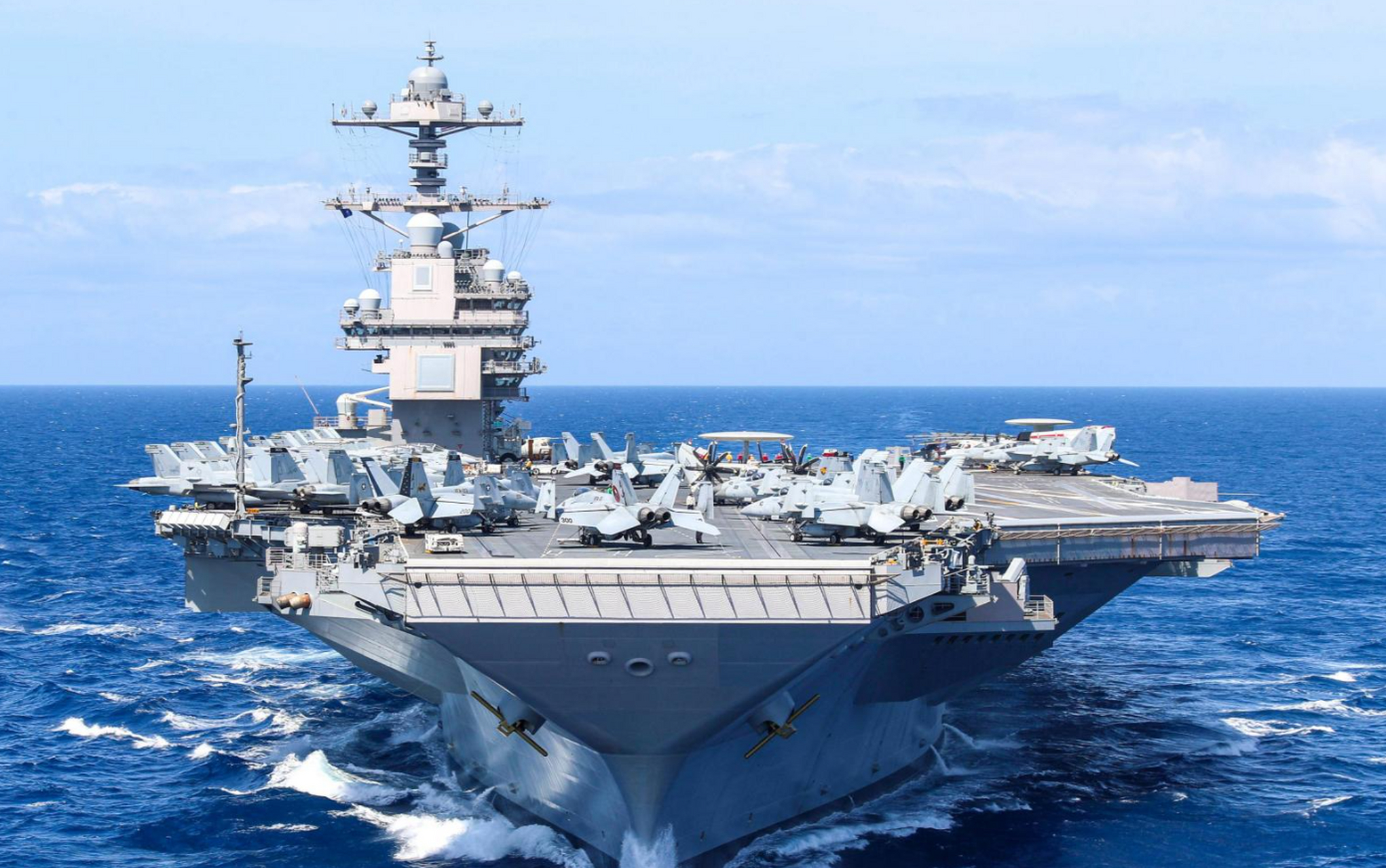 美军"杰拉尔德·r·福特"号航空母舰于2008年订购,20