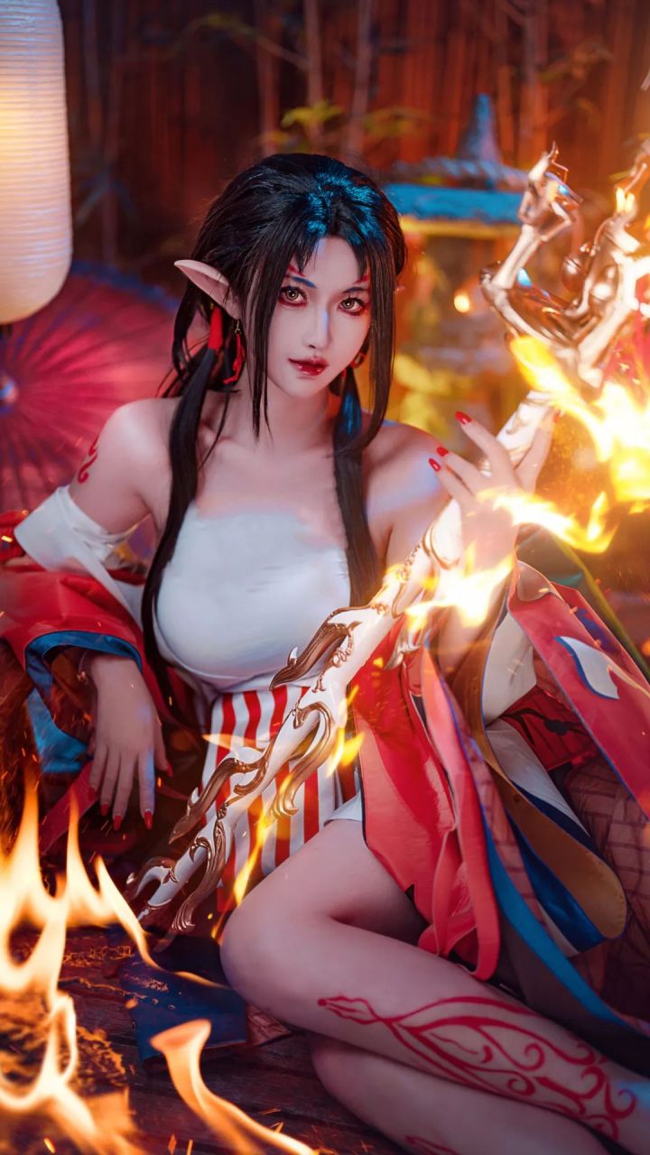 《阴阳师手游 铃彦姬》-cosplay #cosplay# #二次元cosplay