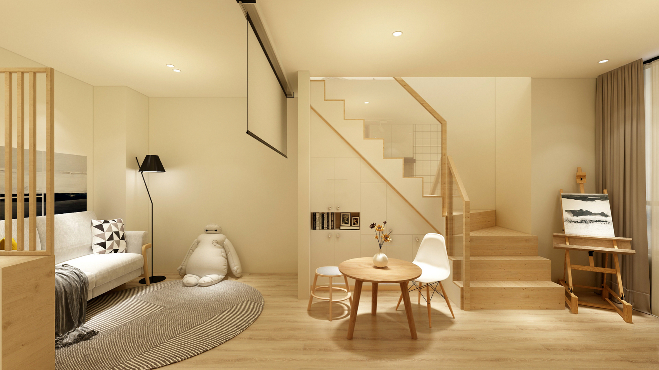 loft装修设计 / 效果图分享 虽然不知道还有多久才能装修好 但都是