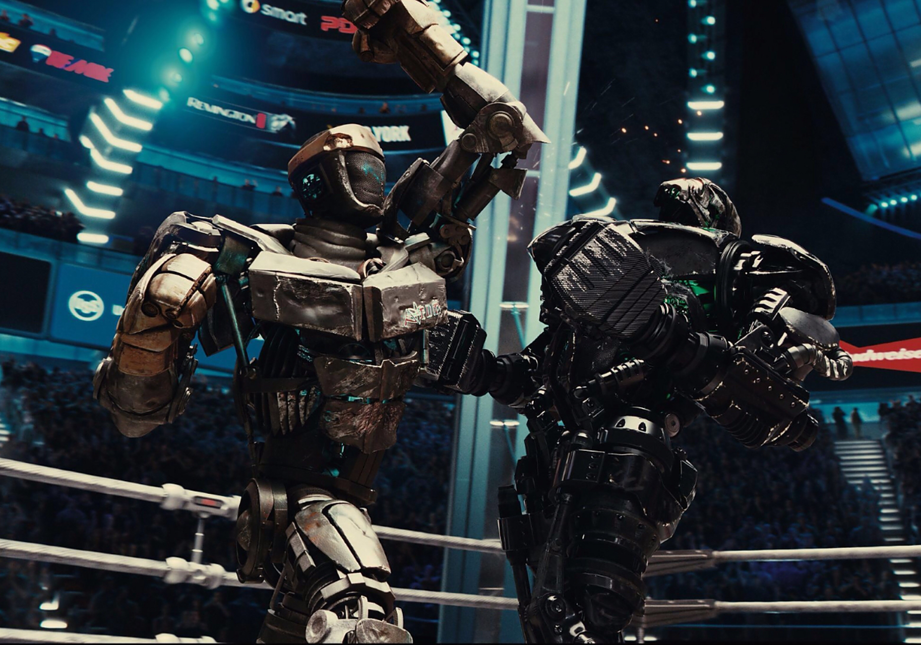 电影推荐之《铁甲钢拳》 影片讲述了在2020年,人类拳击被政府取缔