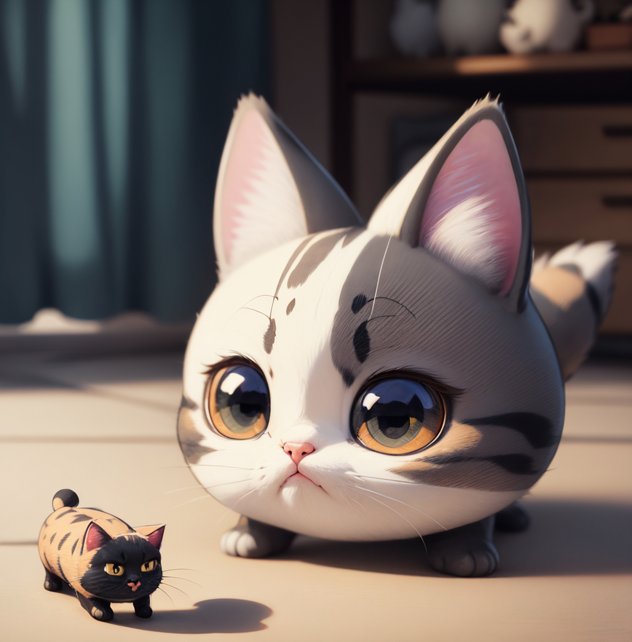 每日一图~#ai绘画# #头像# #萌物# #猫咪