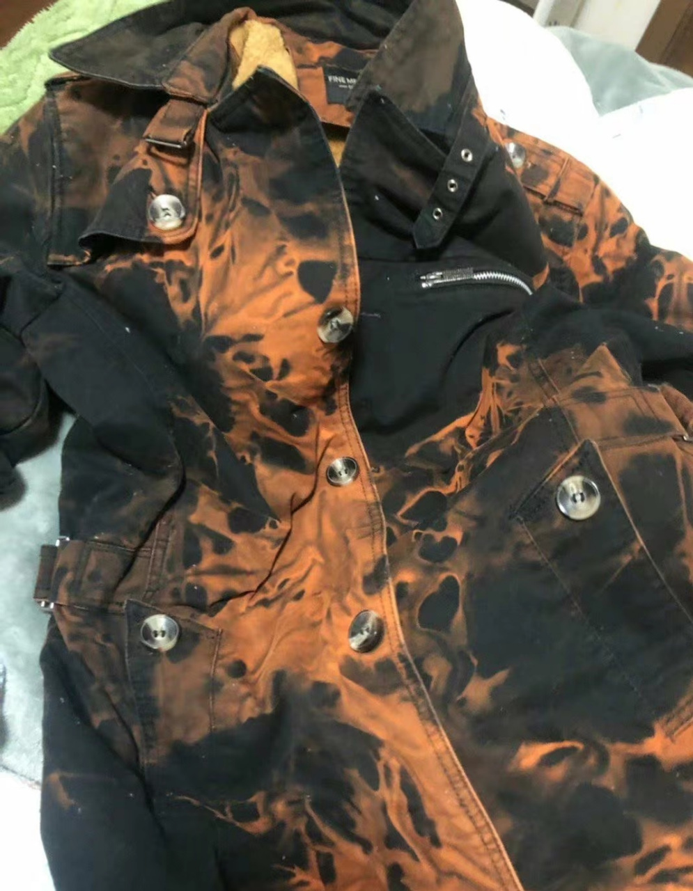 实践证明,84消毒液可用于扎染,艺术效果还不赖 [二哈]