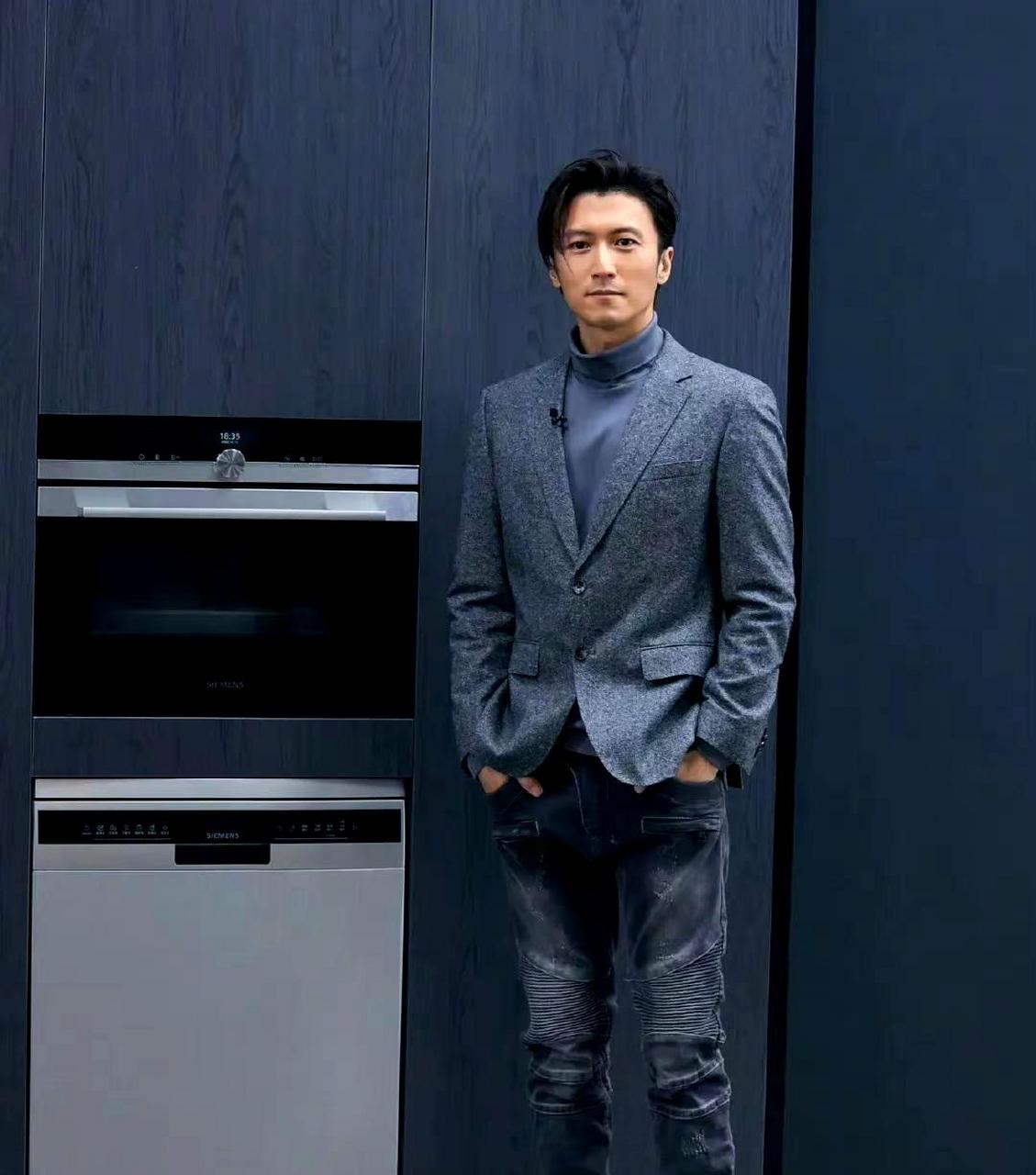 谢霆锋只有这种发型才能体现他的风格.